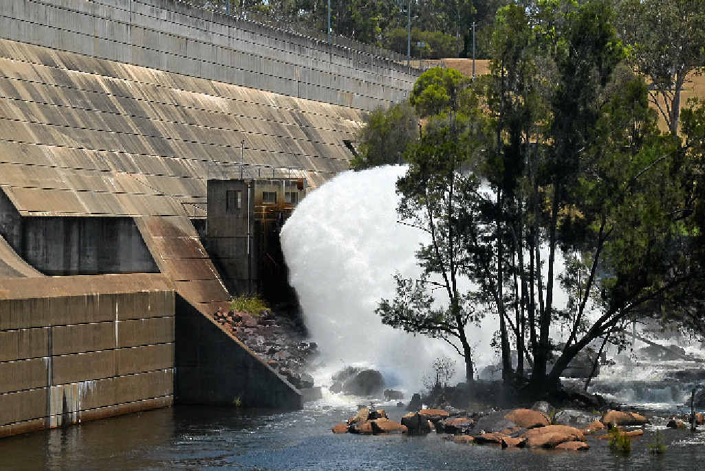 THE FINISHED STRUCTURE: Leslie Dam today. THE FINISHED STRUCTURE: Leslie Dam today.